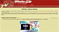 Desktop Screenshot of pikachu.cz
